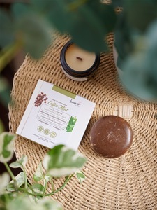 Savon exfoliant naturel au café et à la menthe, vente en gros, savons au café faits à la main pour le corps et le bain - Product Image 6