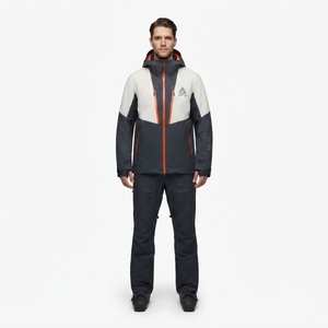 Chaqueta de Esquí AeroShield 3L Pro-Alpine Personalizada para Hombre, 20K Impermeable, Cordura, Lana Merino, Cuello Alto, Invierno, Snowboard - Product Image 1