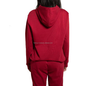 Chándal de mujer de calidad superior Sudaderas con capucha en blanco conjunto ropa casual Mujeres ropa deportiva Chándal - Product Image 4