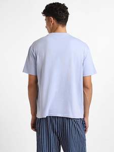 เสื้อยืดโอเวอร์ไซส์ผู้ชาย สีพื้น ผ้าฝ้าย 100% สไตล์สตรีทแวร์ แห้งเร็ว ระบายอากาศดี ฮิปฮอป แบบสั่งทำ ไหล่ตก ไซส์พลัส - Product Image 3