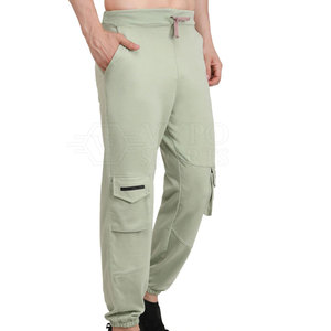Pantalon de jogging décontracté mi-droit en toile de haute qualité, léger, avec cordon de serrage élastique réglable, confortable pour le quotidien - Product Image 3