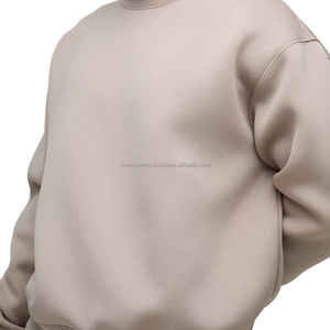 Custom Embroidery Screen Print Crew Neck Thick Boxy Fit Sweatshirts Hoodies for <b>Mens</b> Custom Logo And Design - Product Image 3