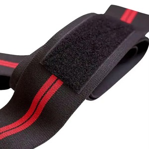 Bandes de genou en cuir de vachette de haute qualité avec support élastique antidérapant pour la musculation et le fitness, bandes de genou réglables en vente - Product Image 6