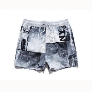 Short de bain pour homme de qualité supérieure, short de plage en maille, fermeture élastique, respirant, séchage rapide, poches zippées, grande taille - Product Image 6