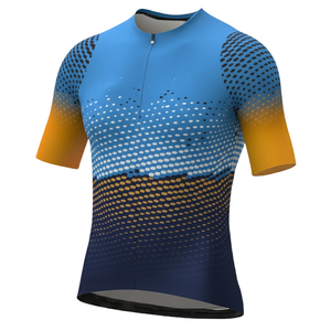 <b>Cycling</b> Jerseys Men's Short Sleeve Custom Logo Front Heat-Transfer Printed Active Stretch Quick Dry Breathable Spandex/Polyester - Product Image 4
