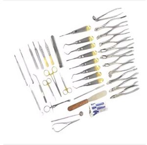 Kit d'instruments d'extraction dentaire manuels de qualité supérieure en acier inoxydable allemand, élévateurs et pinces, ensemble professionnel CE - Product Image 3
