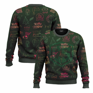CODER SPORTS Hot Sale Ready to Ship <b>Fleece</b> 100% Polyester Hip Hop Couple Pullover <b>Sweater</b> Autumn Winter Stock Women Men - Product Image 3