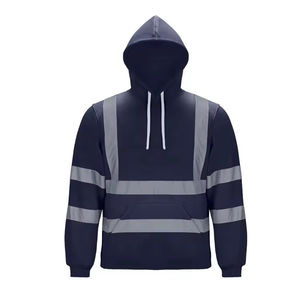 Sudadera con Capucha de Seguridad Reflectante LED de Alta Visibilidad para Hombre y Mujer, Personalizada, Industrial, OEM ODM, ANSI Clase 3, Impermeable, para Trabajo en Carretera - Product Image 1