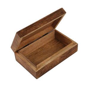 Caja de Almacenamiento Estilo Vintage, Cofre de Madera Bohemio, Caja de Almacenamiento Tallada Tradicional, Cofre de Recuerdos Estilo Campestre - Product Image 4