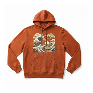 Sweat-shirt à capuche en coton imprimé DTG, coupe décontractée, pour un style décontracté et les sorties du week-end. - Product Image 6