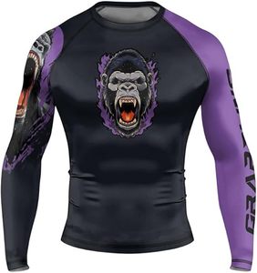 Camiseta de Compresión para Jiu Jitsu BJJ con Logotipo Personalizado, Transpirable, Unisex, para MMA, con Estampado por Transferencia de Calor, Mangas Largas - Product Image 2