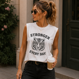 T-shirt sans manches respirant en coton peigné 100 % pour femme – Vente en gros - Product Image 1