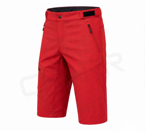 Shorts de VTT amples pour hommes avec 3 poches zippées, vêtements de VTT personnalisés, shorts de VTT sans rembourrage - Product Image 2