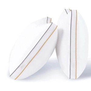 Premium Modern Cotton Hotel <b>Bed</b> <b>Pillows</b> Solid Pattern Neck Support Hypoallergenic Anti-Bacteria - Product Image 1