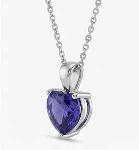 Colgante de diamante moissanita de alta demanda para mujer, elegante y brillante, collar de joyería de lujo disponible al mejor precio. - Product Image 1