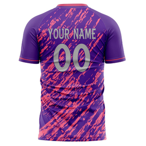 Unisex Fitted Sleeveless Tennis <b>Top</b> Purple Pink Camouflage Sublimated Print Moisture Wicking Polyester Crew Neck Summer Apparel - Product Image 2