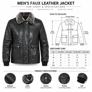 Women Genuine Leather Bomber <b>Jacket</b> Sheepskin <b>Lined</b> <b>Fur</b> Collar Windproof Winter Outerwear Full Sleeve Solid Color - Product Image 4