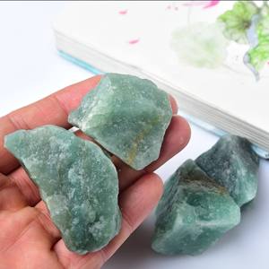 Aventurine verte naturelle, pierres brutes non polies, spécimens minéraux de quartz pour bijoux, artisanat, décoration intérieure, collection - Product Image 3