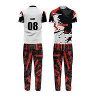 Uniforme de Cricket Personalizado con Sublimación, Fabricación OEM, MOQ Bajo, Alta Calidad, Nuevos Diseños, Conjunto de Uniforme de Cricket