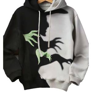 Sudadera con Capucha Extra Grande para Hombre, Personalizada con Estampado Gráfico, de Felpa Gruesa, Mezcla de Poliéster/Algodón, Talla Grande, Venta al Por Mayor - Product Image 2