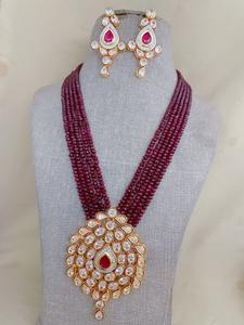 ชุดสร้อยคอยาวประดับมอสซาไนต์ชุบทองสุดหรูหรา พร้อมต่างหู สำหรับผู้หญิง เหมาะสำหรับงานหมั้น งานแต่งงาน หรือเป็นของขวัญ - Product Image 2