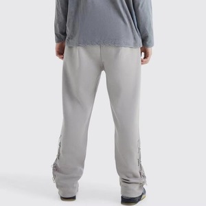 Designer Custom Dept Men's High Quality Gallery Casual Flared <b>Jogger</b> Track Pants Elastic Waistband <b>Stacked</b> Sweatpants for Men - Product Image 2