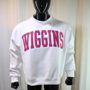 Sweat-shirts WIGGINS à col montant 450 GSM, broderie personnalisée avec nom, coupe ample et oversize, en molleton 100% coton French Terry - Product Image 3