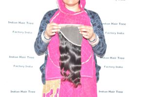 Cabello humano indio sin químicos, frontal HD, ondulado, con doble trama, sedoso, de onda profunda, de aspecto natural, precio al por mayor. - Product Image 6