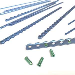 Placa de Acero Inoxidable de 1.1 mm Cortable Manualmente para Implantes Ortopédicos Veterinarios e Instrumentos Quirúrgicos - Product Image 3