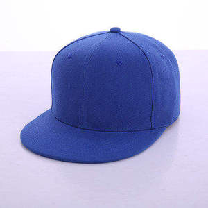 Gorra de Béisbol Azul de 6 Paneles, Unisex, Ajustada, de Color Sólido, de Algodón, Informal, para Adultos - Product Image 1