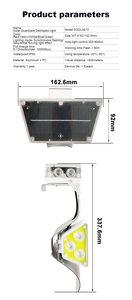 ไฟส่องราวกันตก OWLEYE SGDL5 พลังงานแสงอาทิตย์ แบบ LED ความเข้มแสงสูง สะท้อนแสงแบบปริซึม มาตรฐาน IP66 ไฟกระพริบแบบซิงโครนัส ระยะ 1000 เมตร - Product Image 3
