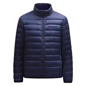 Custom Men’s Winter Puffer Jacket Lightweight Warm Breathable Polyester Casual <b>Coat</b> Long Sleeve <b>Plus</b> <b>Size</b> - Product Image 1