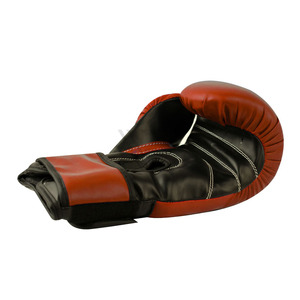 High Quality Leather Professional MMA Boxing <b>Gloves</b> Custom Logo <b>Moisture</b> Wicking Lace-Up Closure for Wrist Training - Product Image 5