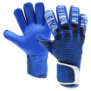 Gants de football de haute qualité en latex allemand respirant, antidérapants, avec fermeture à boucle réglable, protection UV complète des doigts - Product Image 1