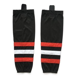 Black Yellow White Striped <b>Knee</b> <b>High</b> Basketball <b>Socks</b> Breathable Knitted for Adults - Product Image 2