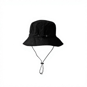 Chapeau Bob Pliable en Polyester à Logo Personnalisé, à Large Bord, pour Pêche, Randonnée et Activités de Plein Air, avec Sangle Mentonnière Réglable - Product Image 3