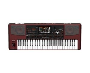 Teclado Arreglador Profesional de 61 Teclas, Consola de Piano Digital, Instrumento de Interpretación de Estudio en Negro y Rojo - Product Image 3