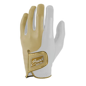 BRUCE BOLT Custom Logo PU Leather Right Hand <b>Full</b> Finger Durable Non <b>Slip</b> Adjustable Hook and Loop Closure Sports Golf Gloves - Product Image 4