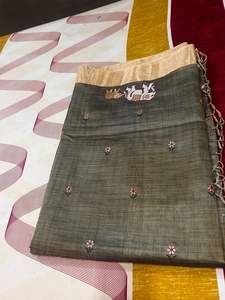 Sari Tradicional Elephant Majesty de Viscosa - Para Fiestas y Bodas, Absorbe la Humedad, Sin Arrugas - Product Image 3