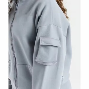 Sudaderas con Capucha para Mujer al por Mayor, Transpirables, Último Estilo, Color Sólido, Personalizadas con Bolsillos y Logotipo - Product Image 6