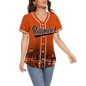 Camiseta de Béisbol Sublimada Personalizada, Uniforme Deportivo Transpirable de Poliéster para Equipos, Camiseta Deportiva Transpirable de Poliéster - Product Image 2