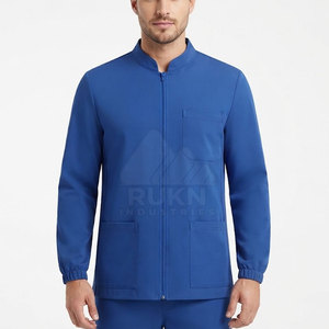 Blouse d'hôpital, uniforme d'infirmière, vêtement médical chaud en tricot de haute qualité, fermeture éclair sur le devant, vêtements pour le personnel, léger, style simple - Product Image 3