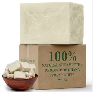 Manteca de karité Africana orgánica sin refinar de primera calidad Cuidado de belleza puro y natural - Product Image 3