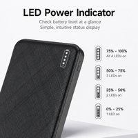 Banco de Energía Portátil de 10000 mAh, Listo para Venta al por Menor, Cargador Portátil de 10000 mAh, Logotipo OEM, Suministro al por Mayor para Viajes, Uso en Exteriores, Usuarios de Smartphones