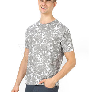 T-shirts d'été 100% coton pour adultes, manches courtes, col rond, prix bas - Product Image 3