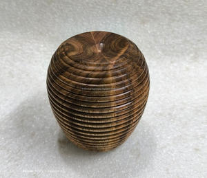 Frutas decorativas de madera de la mejor calidad, frutas decorativas de madera coloridas y vintage, peras de madera hechas a mano - Product Image 5