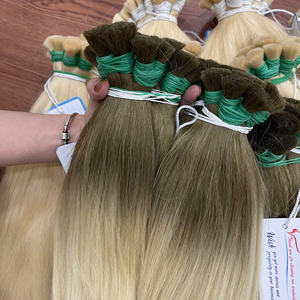 MEGA PROMO Extensions de cheveux lisses couleur Ombré 100% Cheveux Humains Vierges Vietnamiens de Luxe Sans Chute Sans Enchevêtrement Haute Qualité - Product Image 2