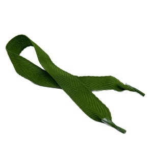 Cinta de poliéster verde tejida de 1.8 cm con diseño de espiga para asa de bolso - Product Image 6