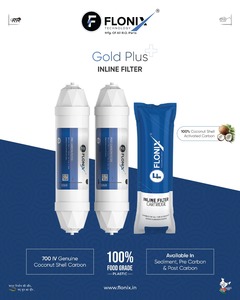 Juego de cartuchos de filtro de agua en línea Flonix Gold para sistemas domésticos de ósmosis inversa bajo fregadero - Product Image 5