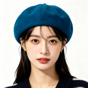 Beret Hat Wool Blend Fashion <b>Cap</b> Stylish Painter Style Casual Headwear Comfortable Autumn <b>Winter</b> Outdoor Daily Wear Accessory - Product Image 6